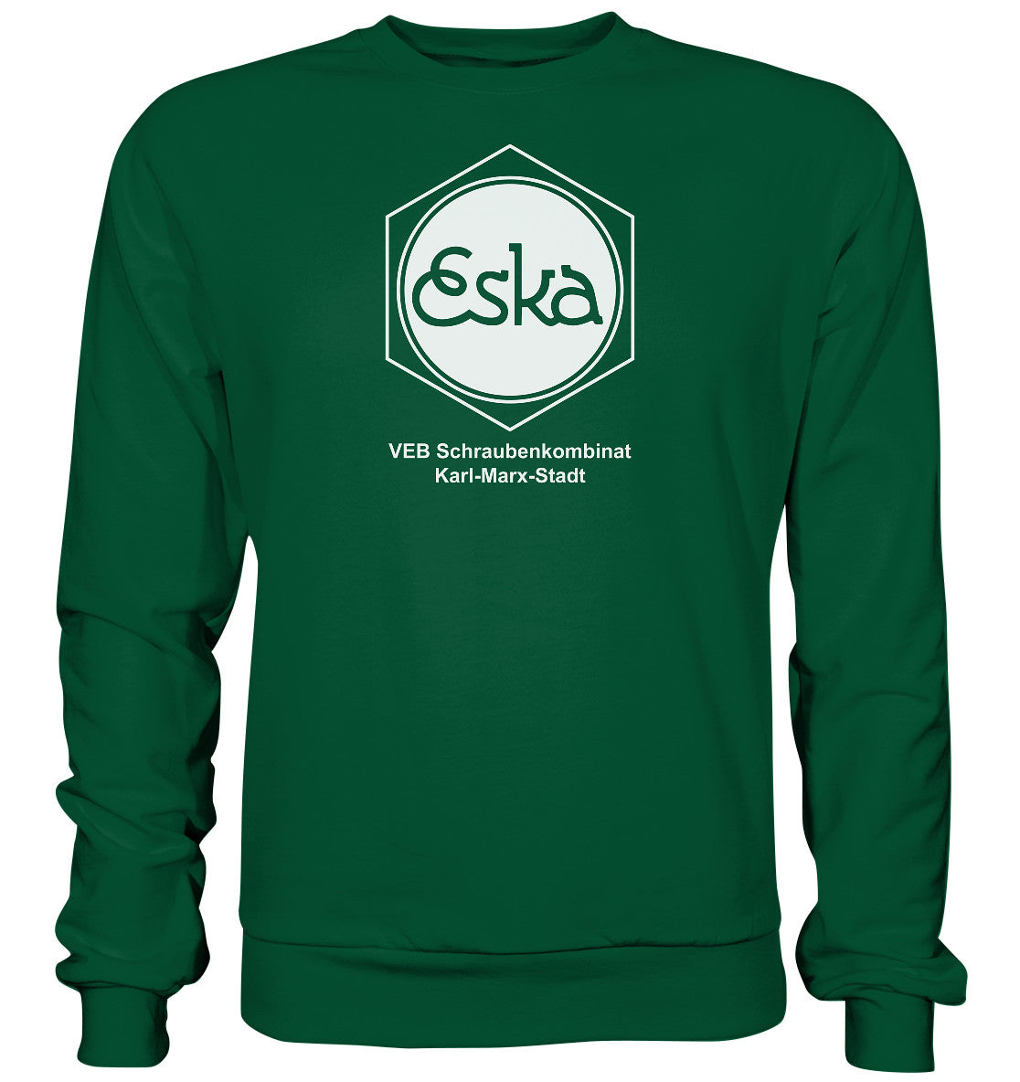DDR Ostalgie Pullover Unisex • ESKA - VEB SCHRAUBENKOMBINAT KARL-MARX-STADT