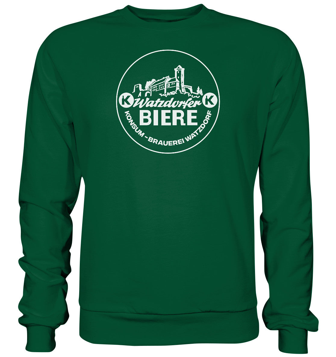DDR Ostalgie Pullover Unisex • KONSUM-BRAUEREI WATZDORF