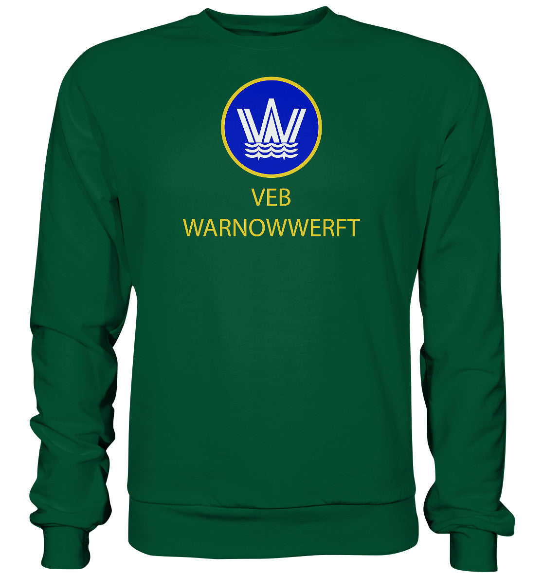 DDR Ostalgie Pullover Unisex • VEB WARNOWWERFT WARNEMÜNDE