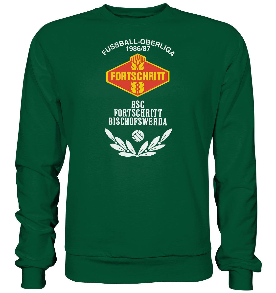 DDR Ostalgie Pullover Unisex • BSG FORTSCHRITT BISCHOFSWERDA