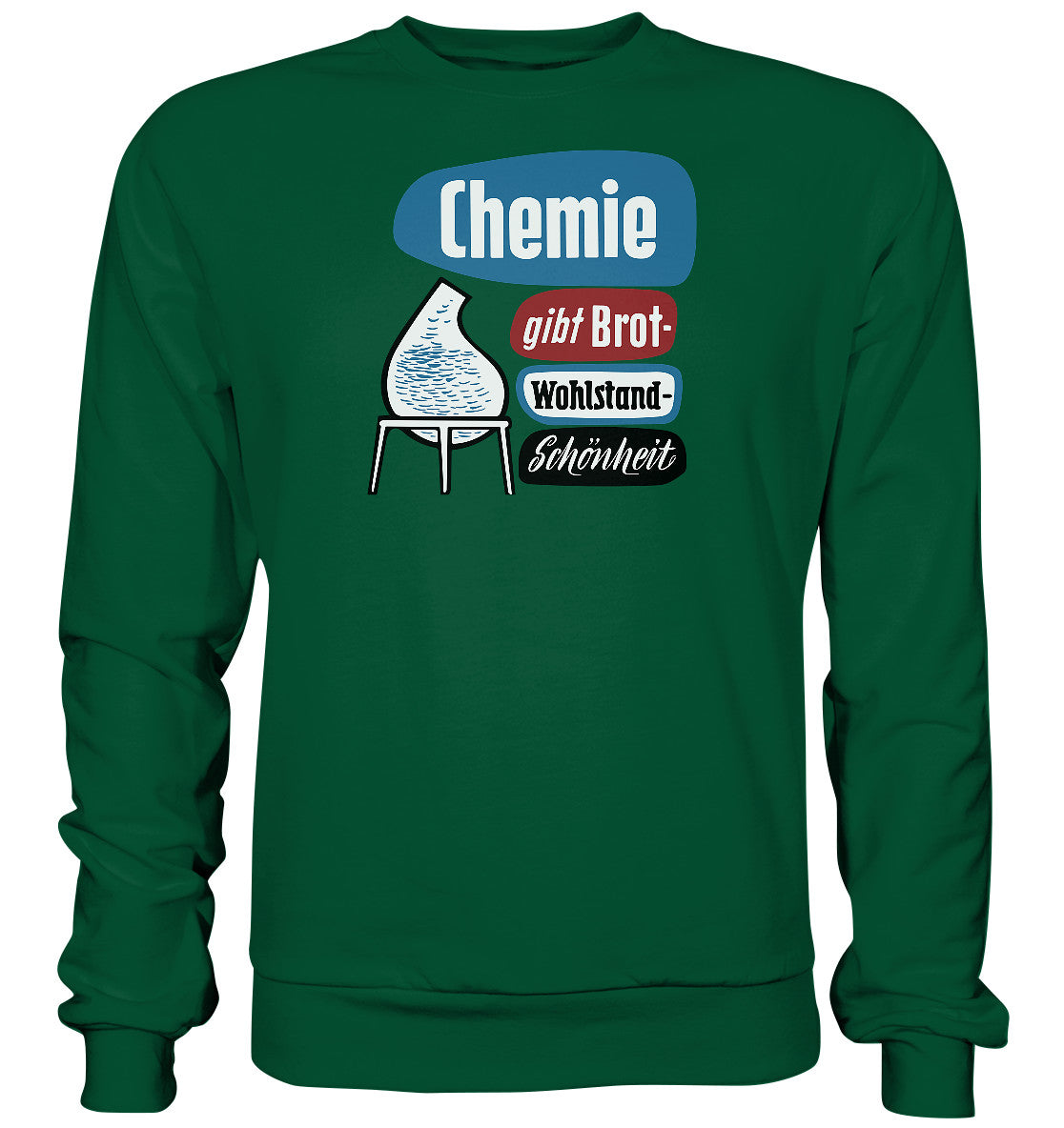 DDR Ostalgie Pullover Unisex • CHEMIE GIBT BROT - LEUNA-WERKE