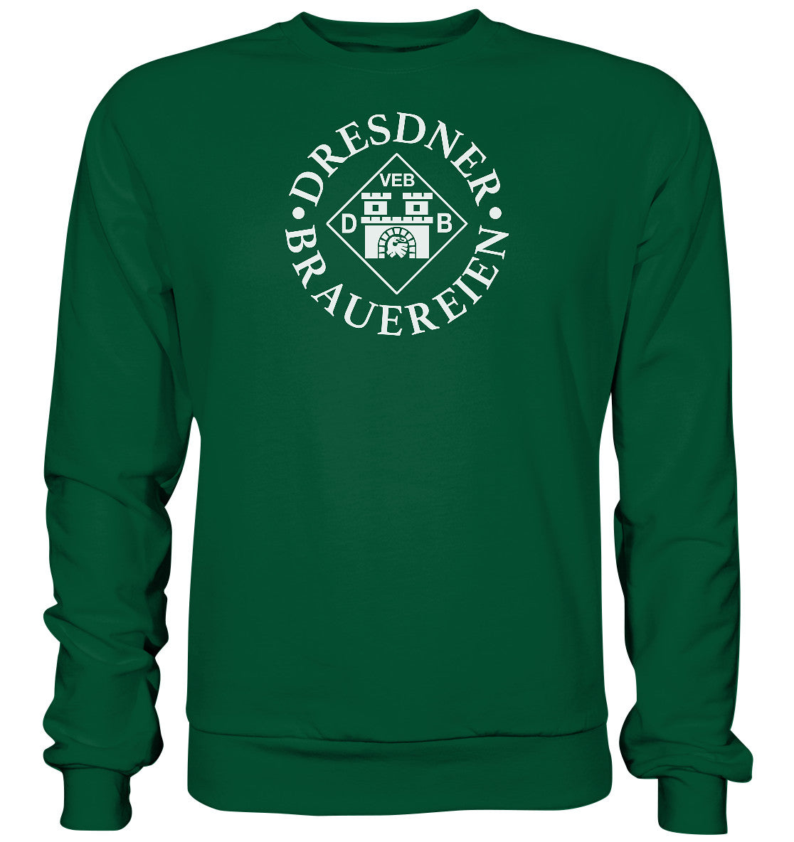 DDR Ostalgie Pullover Unisex • VEB DRESDNER BRAUEREIEN