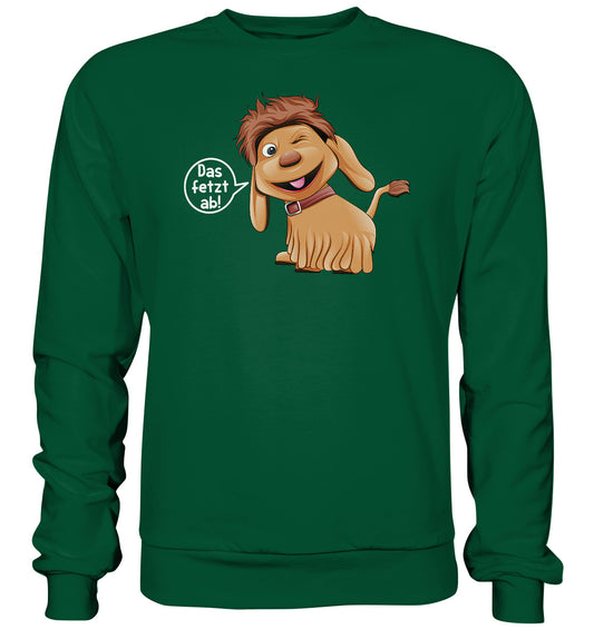 DDR Ostalgie Pullover Unisex • UNSER SANDMÄNNCHEN - MOPPI - DAS FETZT AB!