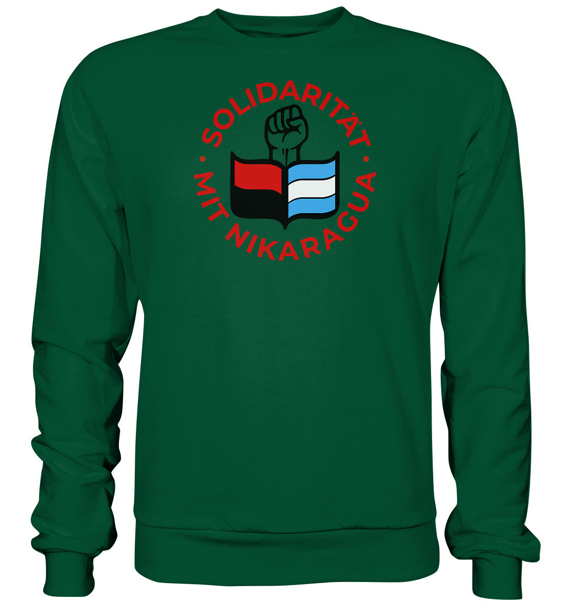DDR Ostalgie Pullover Unisex • SOLIDARITÄT MIT NIKARAGUA