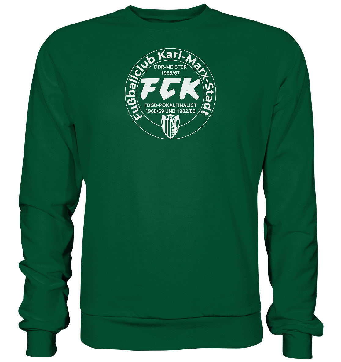 DDR Ostalgie Pullover Unisex • FCK FUSSBALLCLUB KARL-MARX-STADT