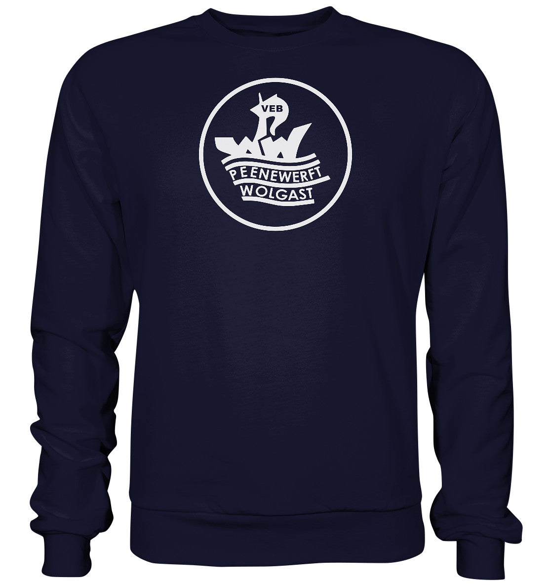 DDR Ostalgie Pullover Unisex • VEB PEENEWERFT WOLGAST