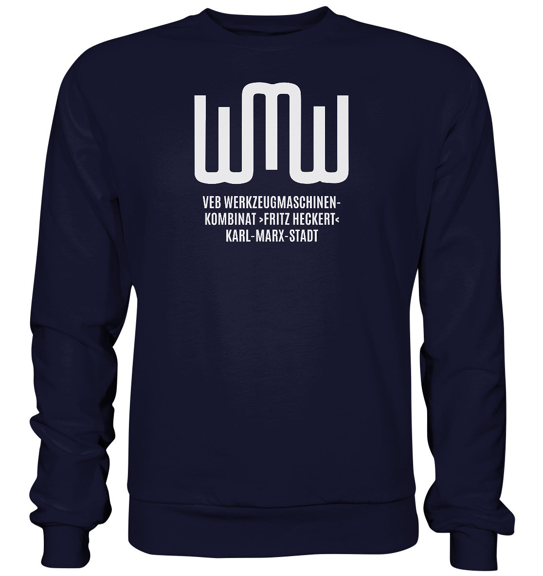 DDR Ostalgie Pullover Unisex • VEB FRITZ HECKERT KARL-MARX-STADT