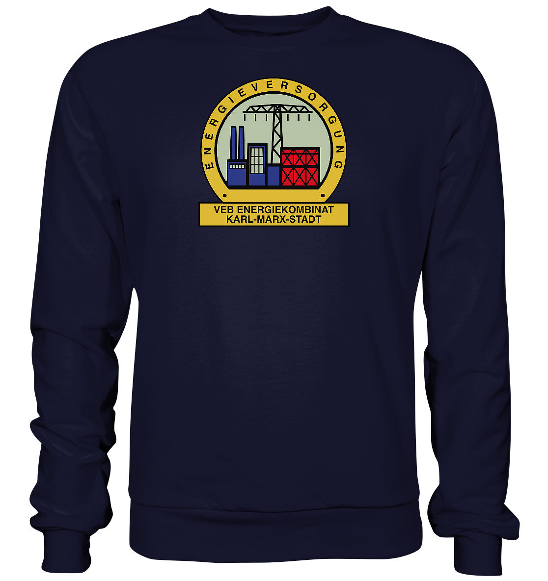 DDR Ostalgie Pullover Unisex • VEB ENERGIEKOMBINAT KARL-MARX-STADT