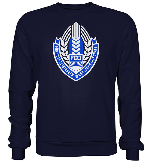 DDR Ostalgie Pullover Unisex • FDJ - FÜR GUTE LEISTUNGEN IN DER LANDWIRTSCHAFT