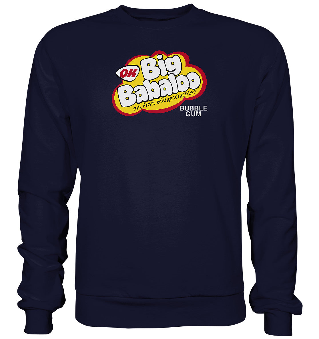 DDR Ostalgie Pullover Unisex • BIG BABALOO - FRÖSI-KAUGUMMI