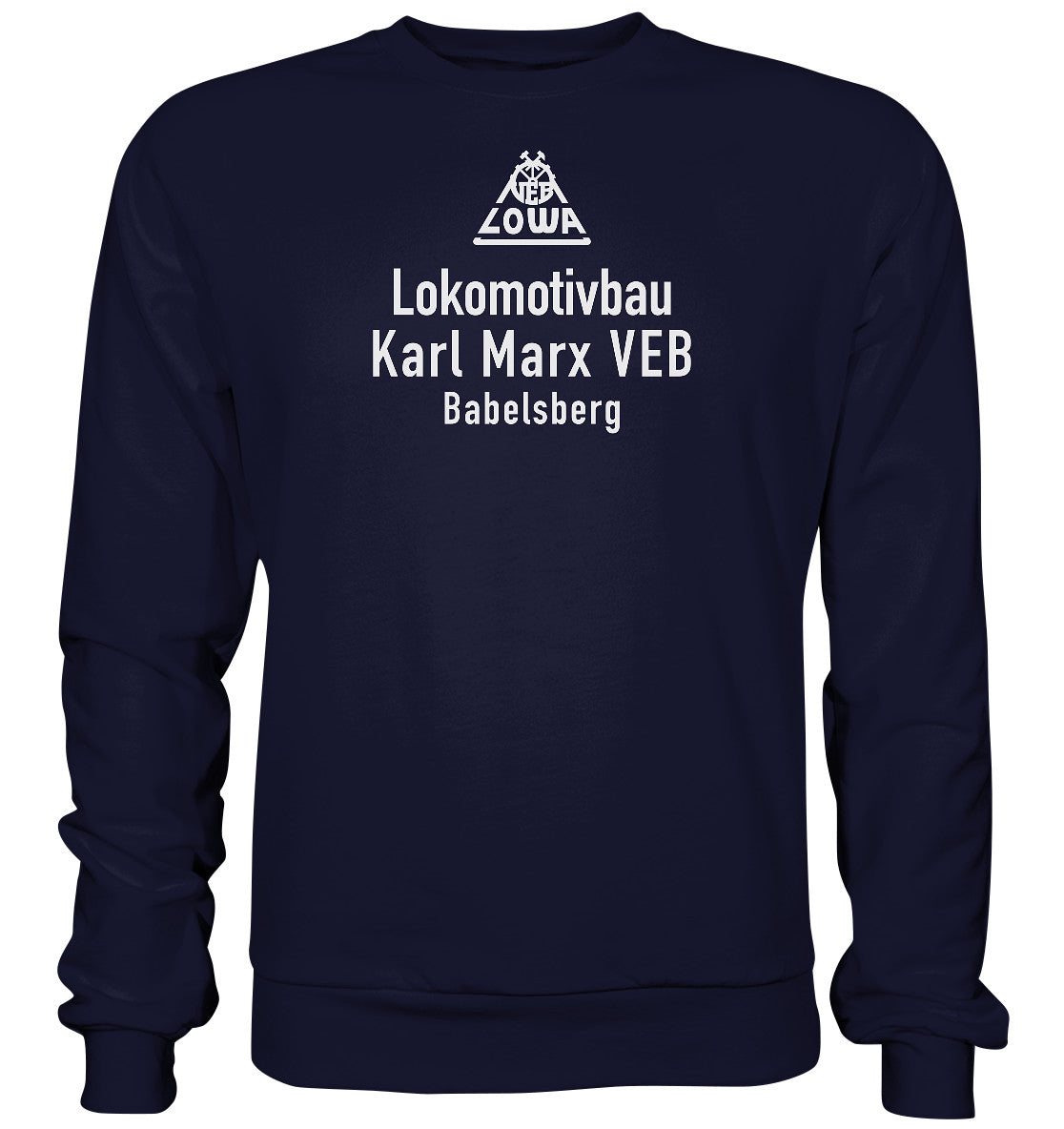 DDR Ostalgie Pullover Unisex • VEB LOWA BABELSBERG