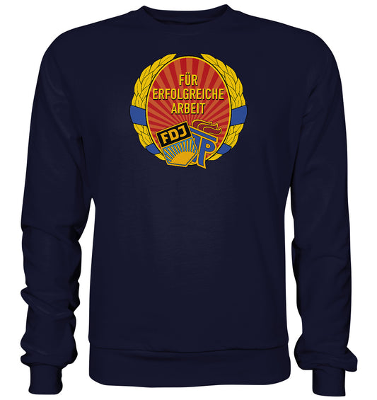 DDR Ostalgie Pullover Unisex • ABZEICHEN - FÜR ERFOLGREICHE ARBEIT