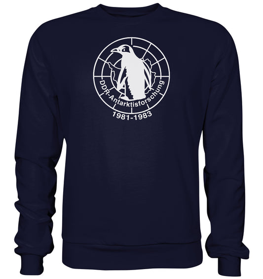 DDR Ostalgie Pullover Unisex • ANTARKTISFORSCHUNG DER DDR - 1981-1983, POSTSTEMPEL