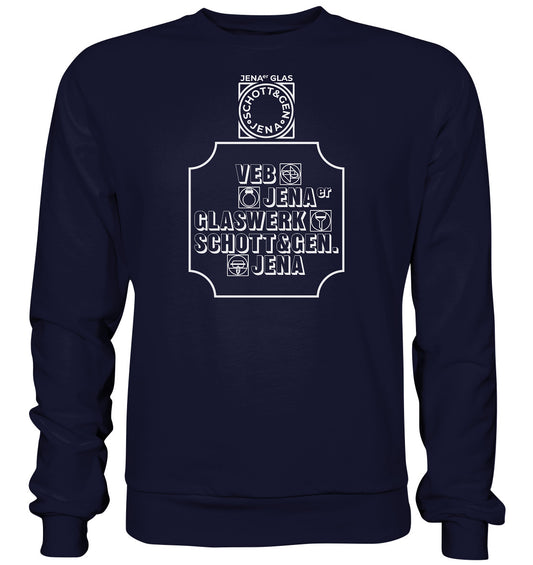 DDR Ostalgie Pullover Unisex • VEB JENAER GLASWERK