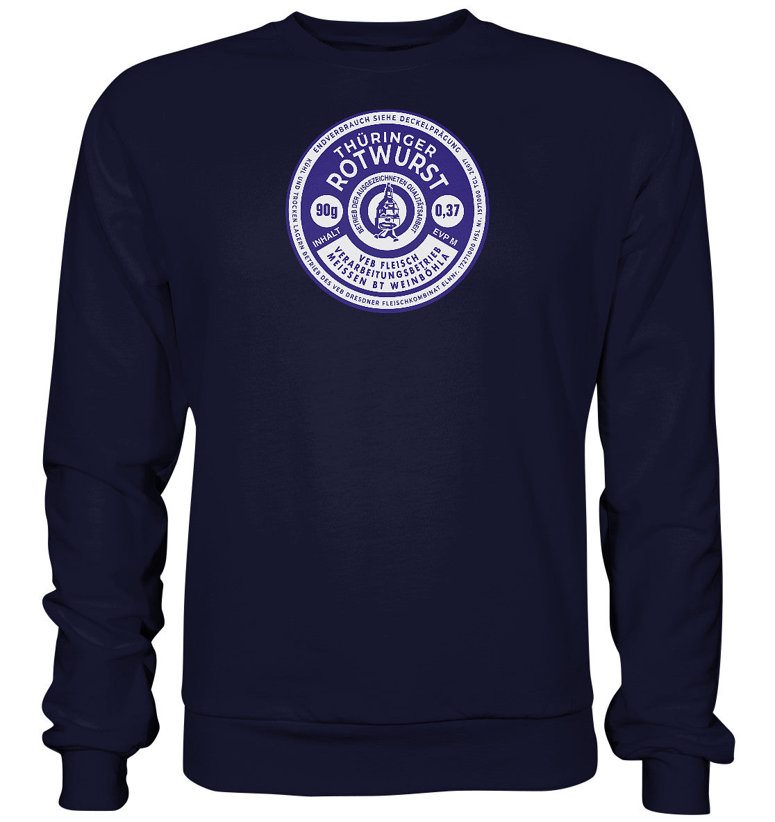 DDR Ostalgie Pullover Unisex • THÜRINGER ROTWURST