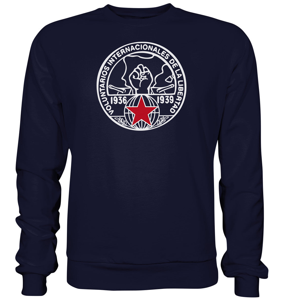 PULLOVER UNISEX • VOLUNTARIOS INTERNACIONALES DE LA LIBERAD - dunkel