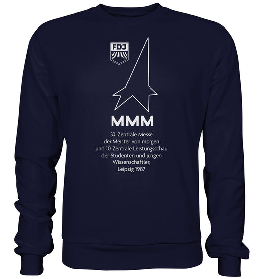 DDR Ostalgie Pullover Unisex • MESSE DER MEISTER VON MORGEN, LEIPZIG 1987