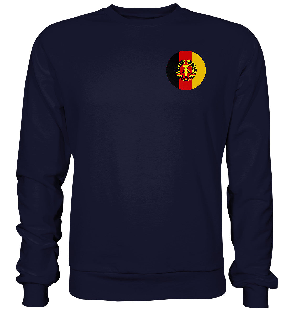 DDR Ostalgie Pullover Unisex • NVA - BRUST BADGE