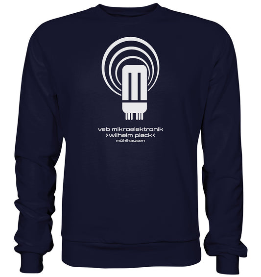 DDR Ostalgie Pullover Unisex • VEB MIKROELEKTRONIK WILHELM PIECK MÜHLHAUSEN