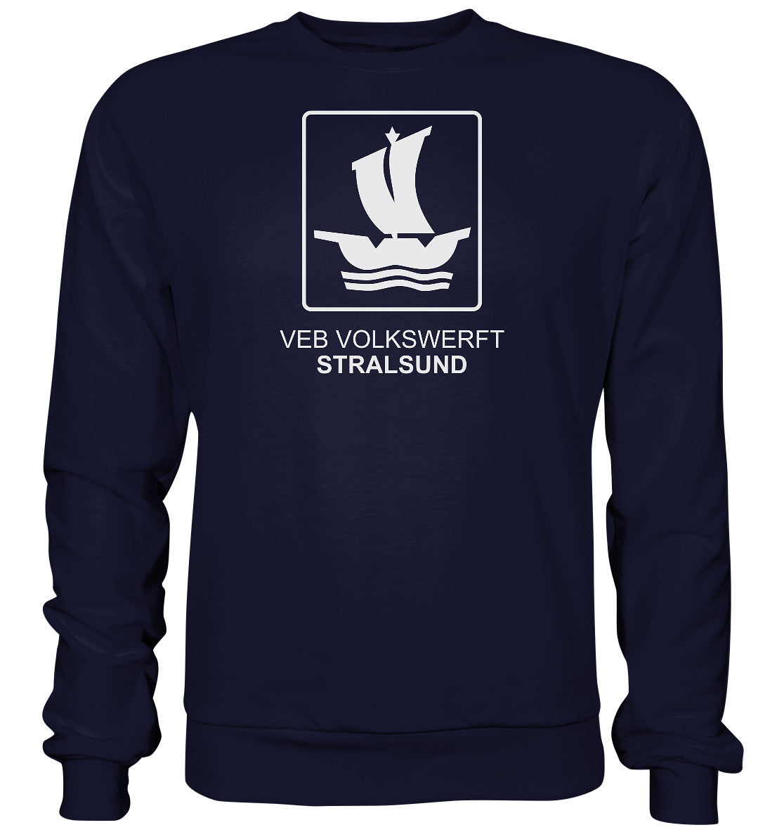 DDR Ostalgie Pullover Unisex • VEB VOLKSWERFT STRALSUND