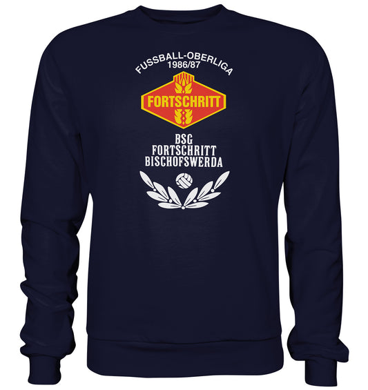 DDR Ostalgie Pullover Unisex • BSG FORTSCHRITT BISCHOFSWERDA