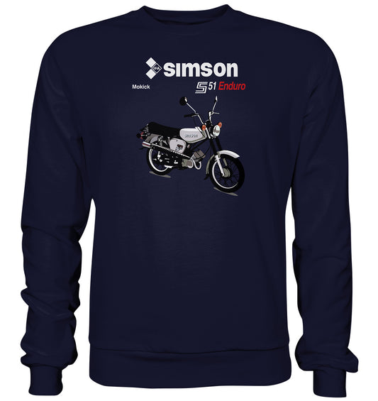 DDR Ostalgie Pullover Unisex • SIMSON ENDURO - ORIGINAL PROSPEKT