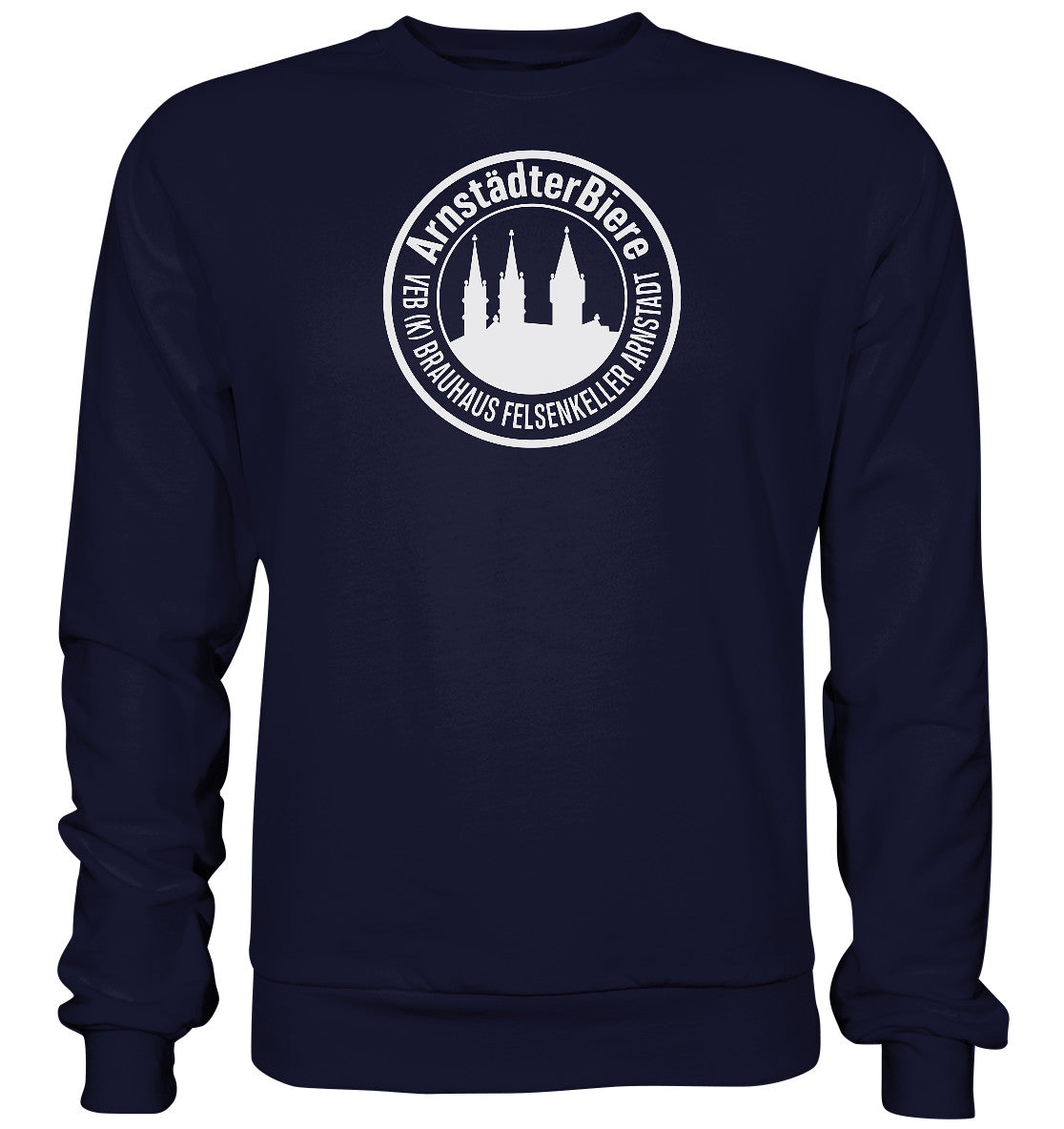 DDR Ostalgie Pullover Unisex • VEB BRAUHAUS FELSENKELLER ARNSTADT