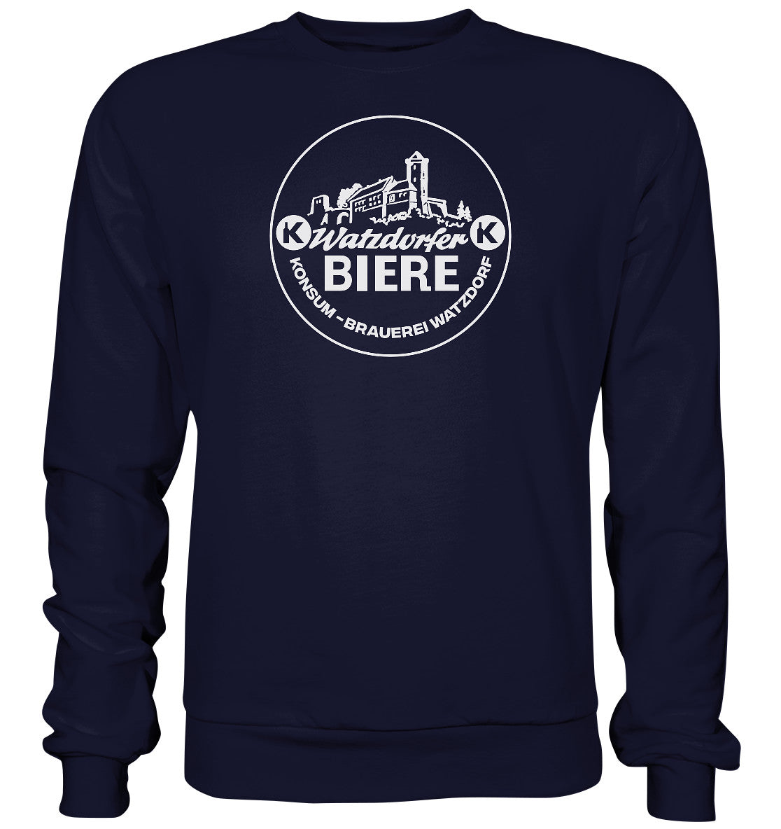 DDR Ostalgie Pullover Unisex • KONSUM-BRAUEREI WATZDORF