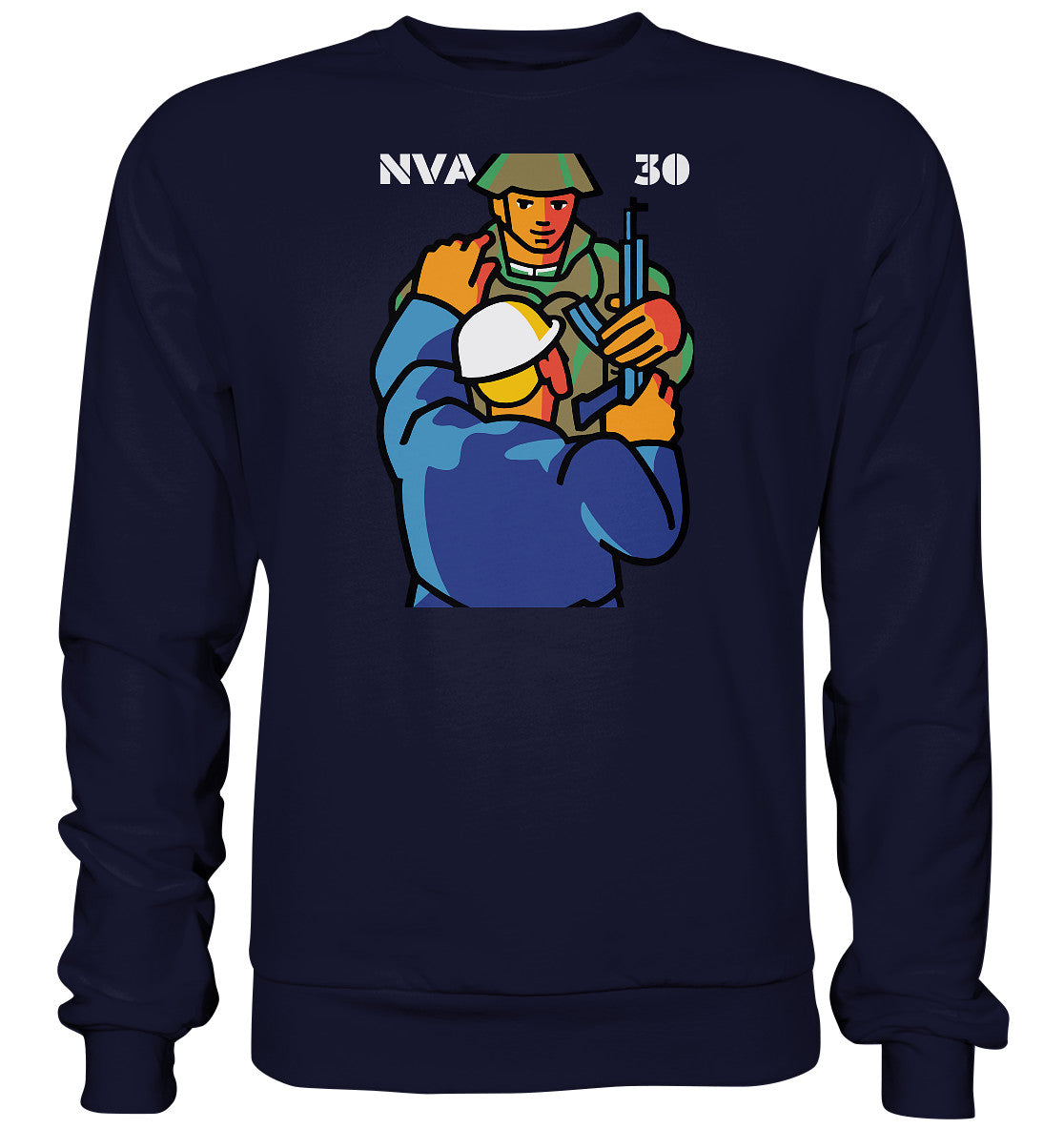 DDR Ostalgie Pullover Unisex • 30 JAHRE NVA