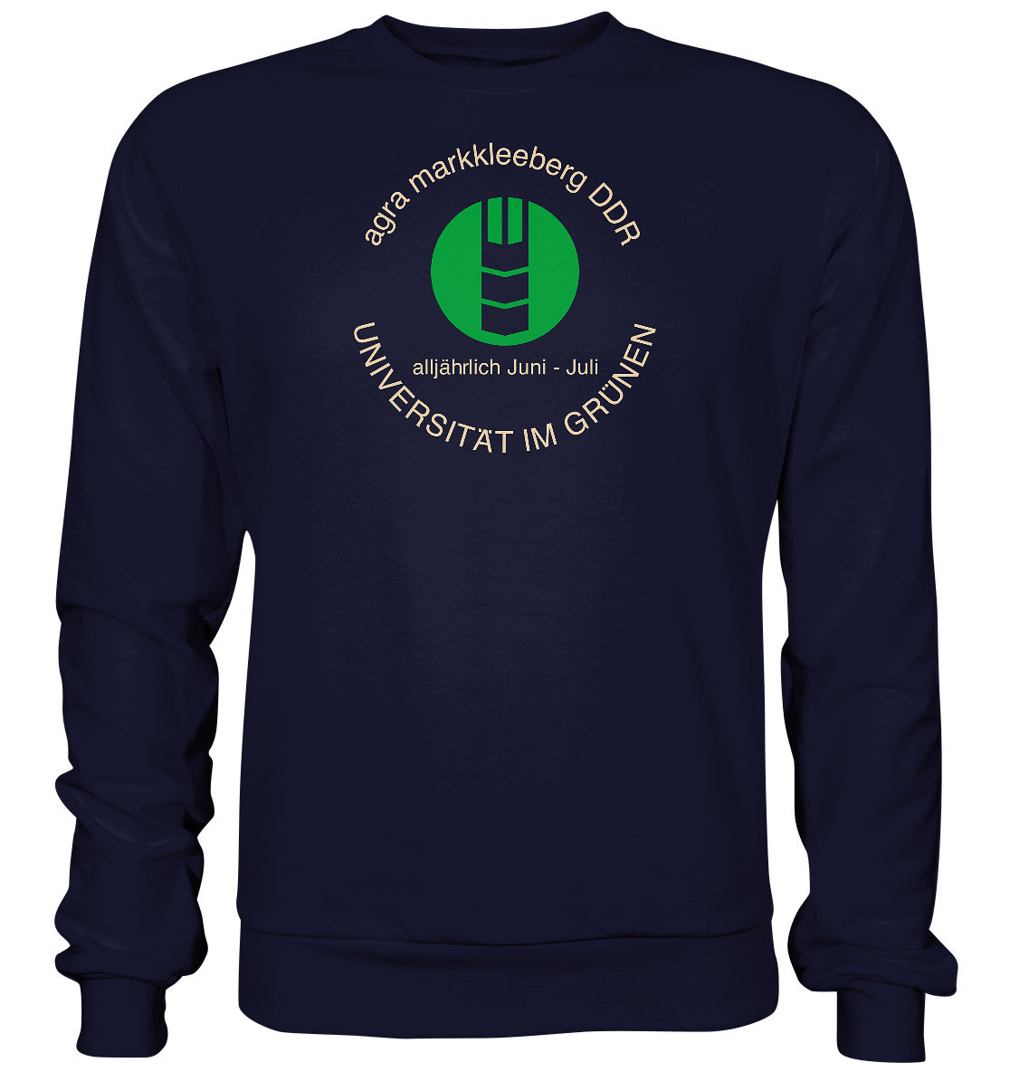 DDR Ostalgie Pullover Unisex • AGRA MARKKLEEBERG DDR
