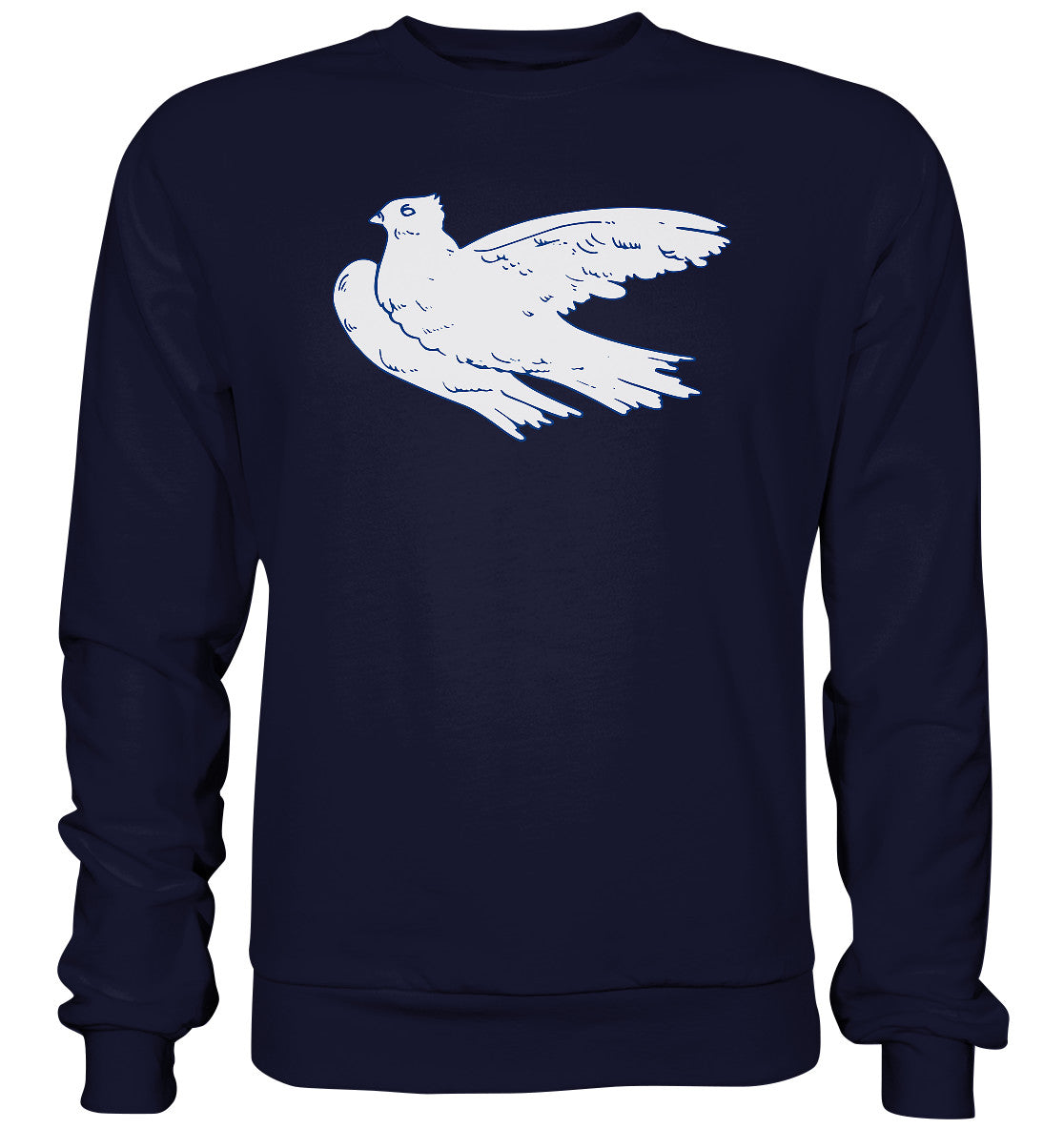 DDR Ostalgie Pullover Unisex • DDR - KLEINE WEISSE FRIEDENSTAUBE