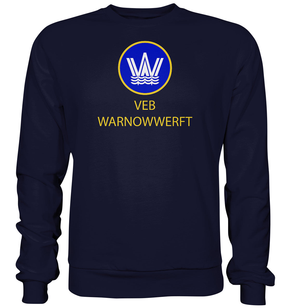 DDR Ostalgie Pullover Unisex • VEB WARNOWWERFT WARNEMÜNDE