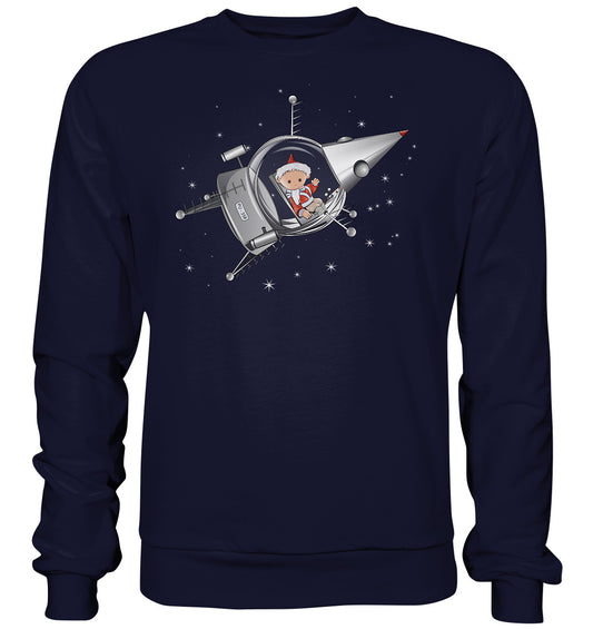 DDR Ostalgie Pullover Unisex • UNSER SANDMÄNNCHEN - IM KOSMOS (PU-358)