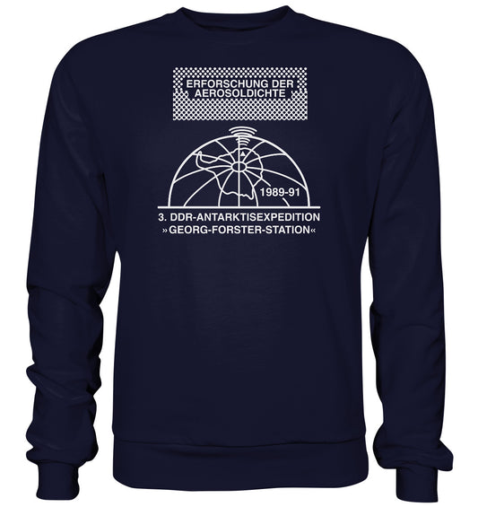DDR Ostalgie Pullover Unisex • ANTARKTISEXPEDITION, ERFORSCHUNG DER AEROSOLDICHTE