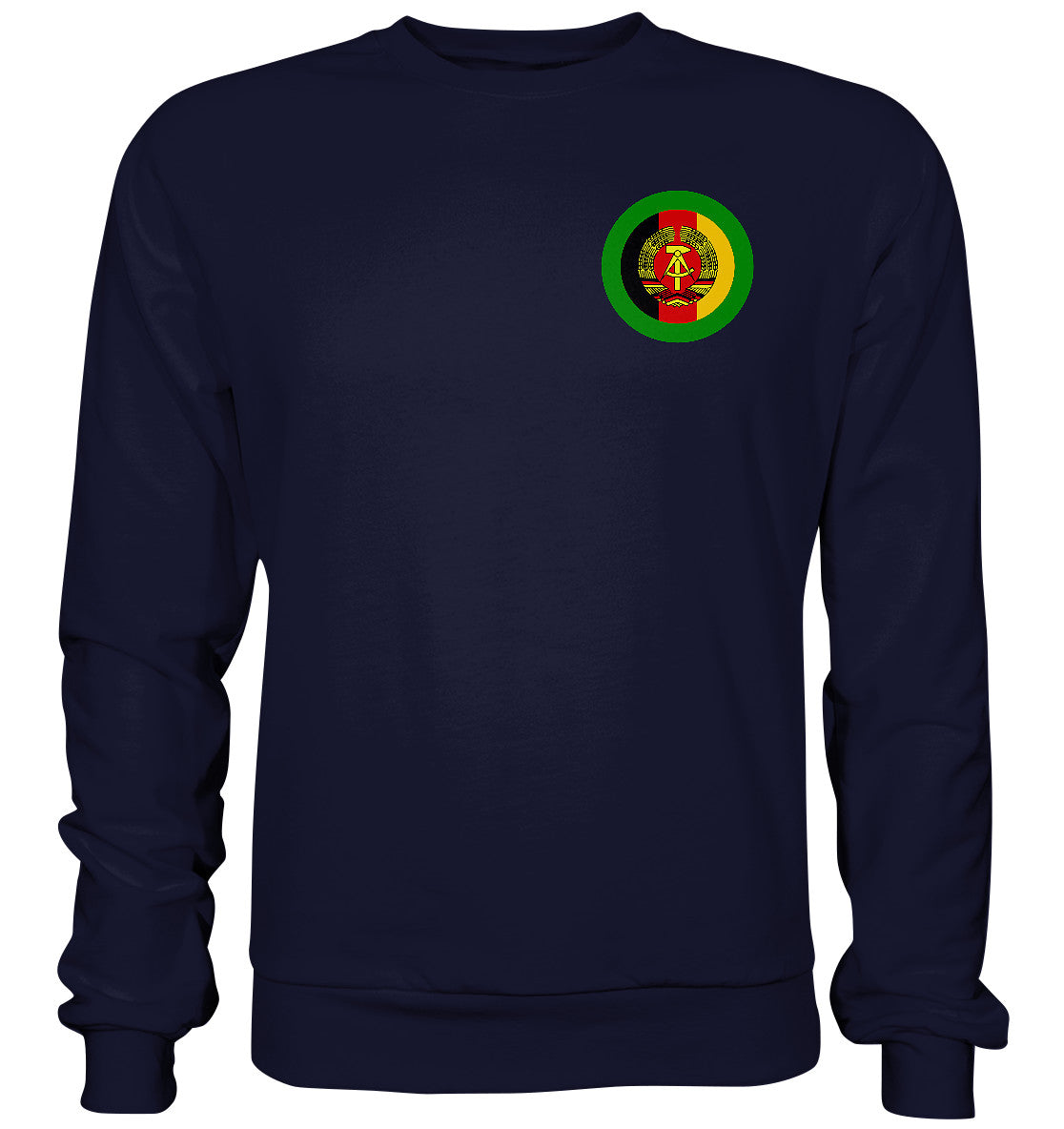DDR Ostalgie Pullover Unisex • NVA GRENZTRUPPEN - BRUST BADGE