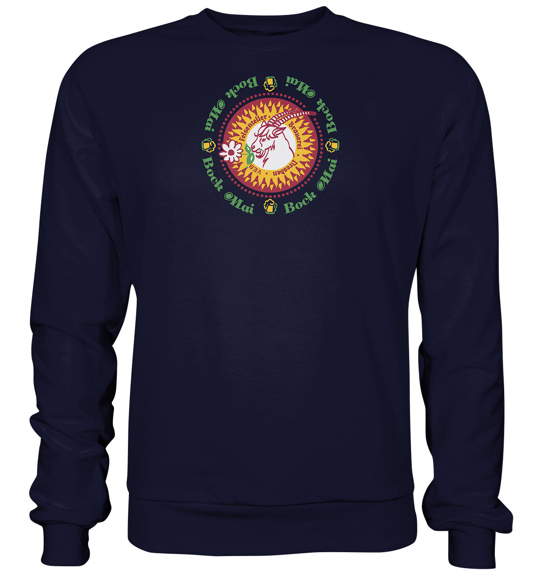 DDR Ostalgie Pullover Unisex • VEB FELSENKELLER BRAUEREI DRESDEN MAI BOCK