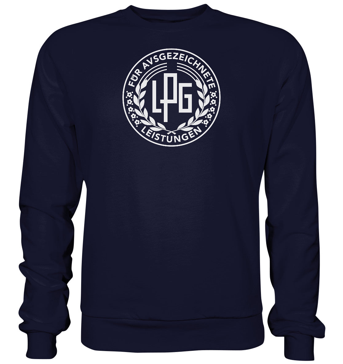 DDR Ostalgie Pullover Unisex • LPG - ORDEN FÜR AUSGEZEICHNETE LEISTUNGEN - dunkel
