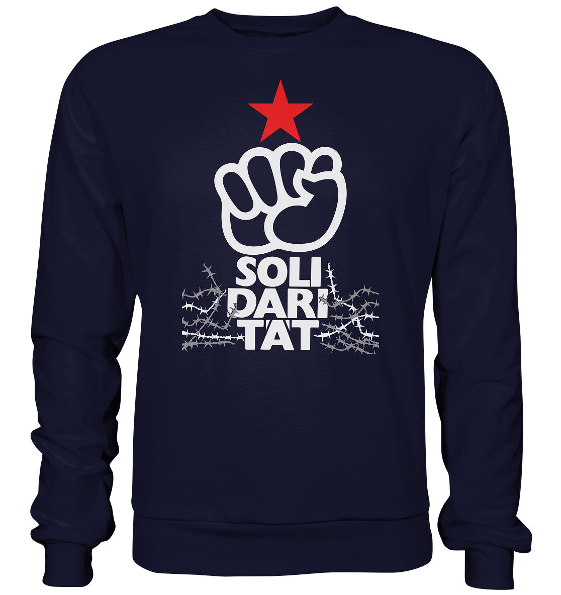 DDR Ostalgie Pullover Unisex • INTERNATIONALE SOLIDARITÄT