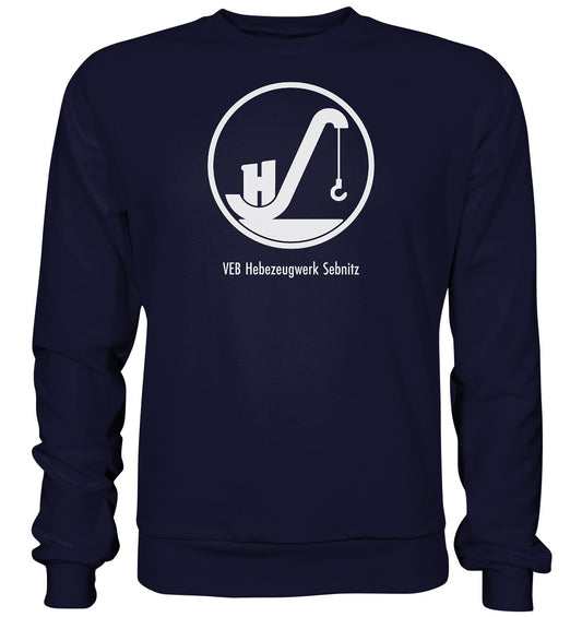 DDR Ostalgie Pullover Unisex • VEB HEBEZEUGWERK SEBNITZ