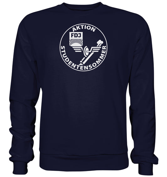 DDR Ostalgie Pullover Unisex • FDJ AKTION STUDENTENSOMMER