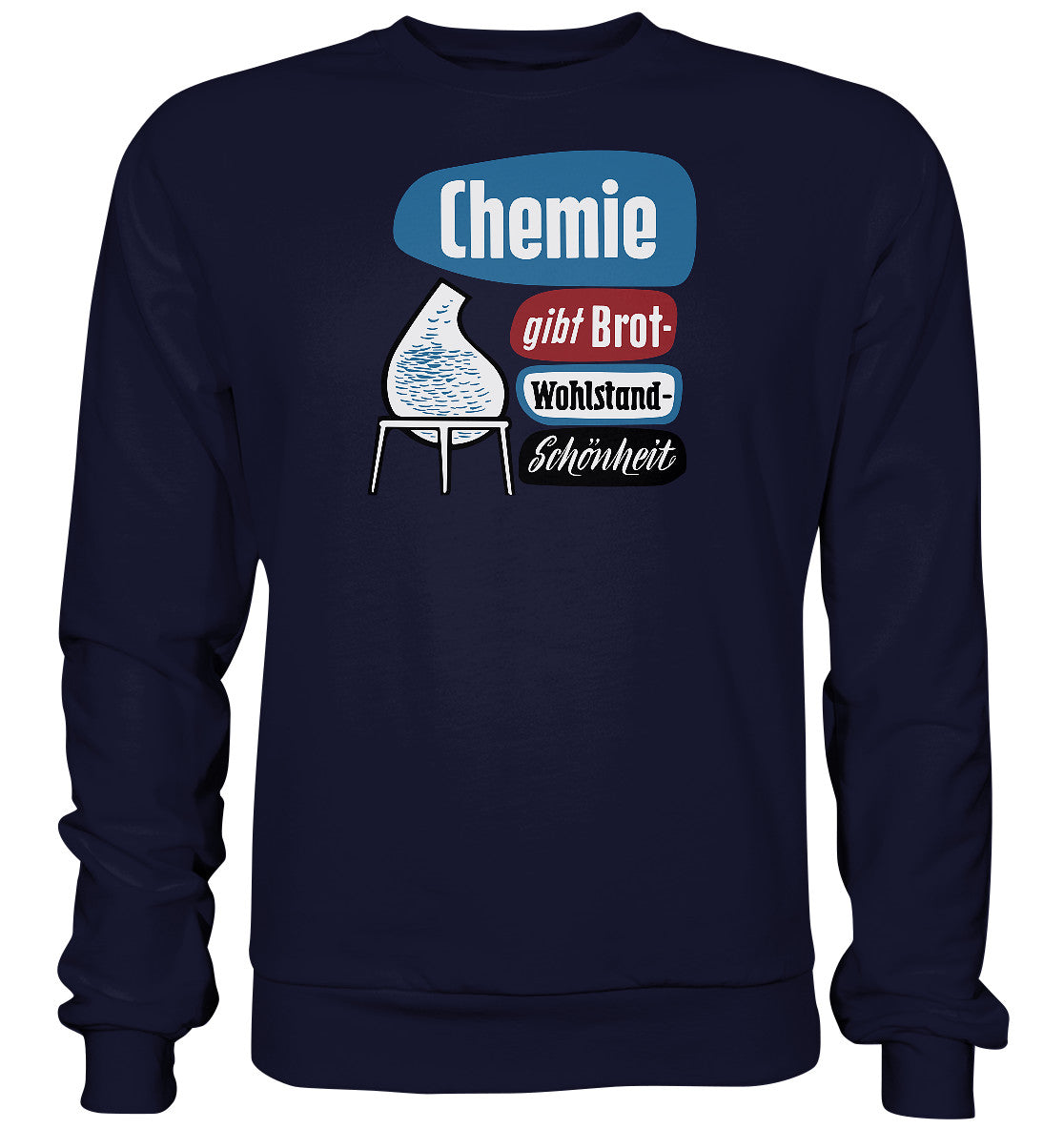 DDR Ostalgie Pullover Unisex • CHEMIE GIBT BROT - LEUNA-WERKE