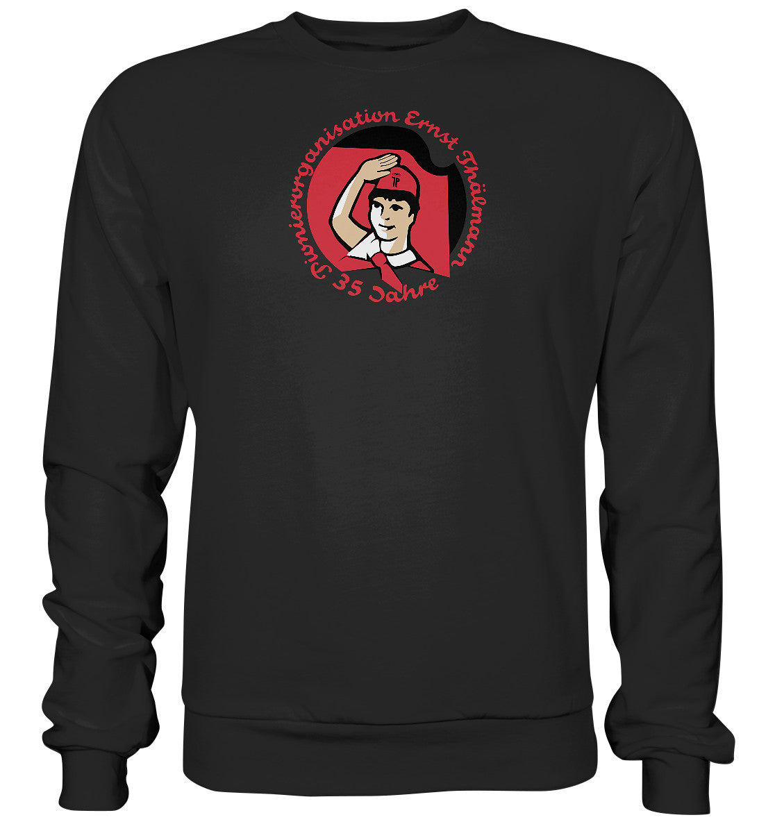DDR Ostalgie Pullover Unisex • 35 JAHRE PIONIERORGANISATION ERNST THÄLMANN