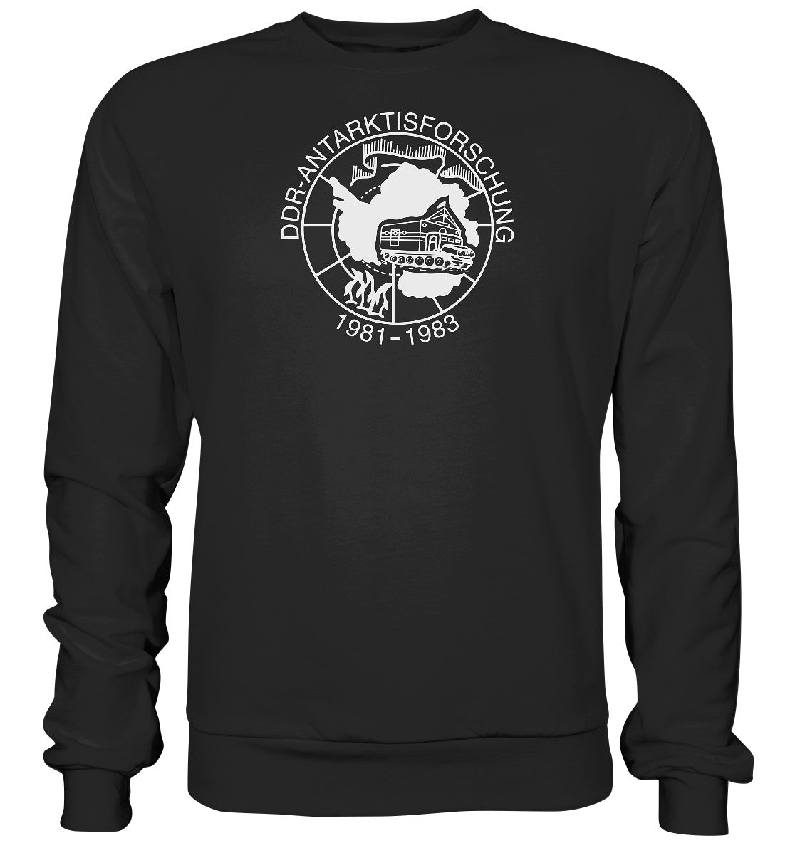 DDR Ostalgie Pullover Unisex • ANTARKTISFORSCHUNG DER DDR - 1981-1983