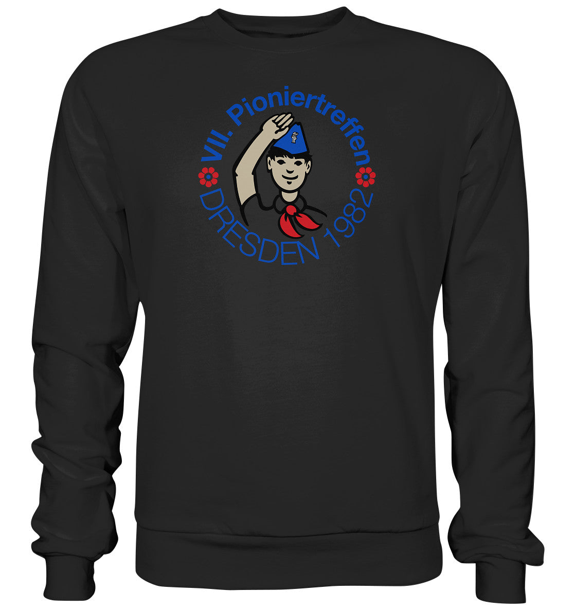 DDR Ostalgie Pullover Unisex • 7. PIONIERTREFFEN - DRESDEN 1982