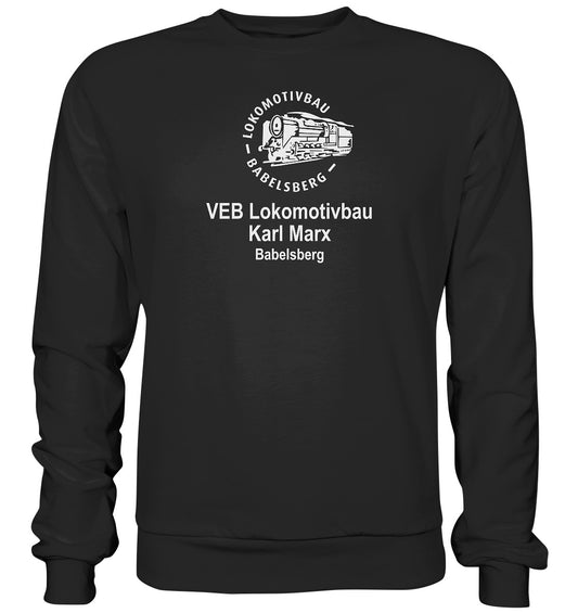 DDR Ostalgie Pullover Unisex • VEB LOKOMOTIVBAU BABELSBERG