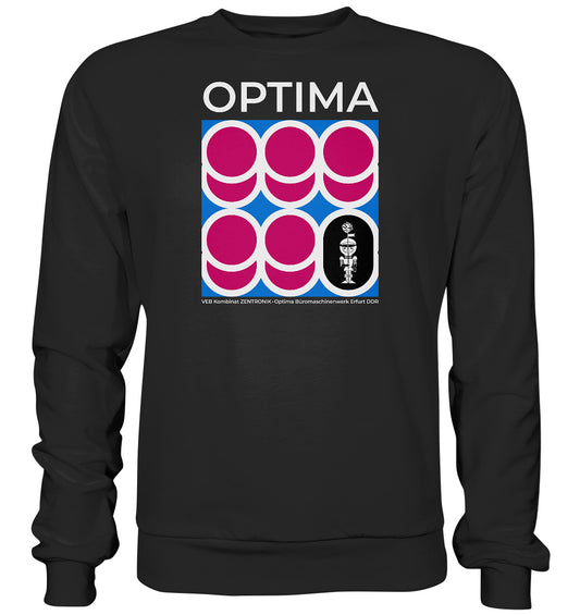 DDR Ostalgie Pullover Unisex • OPTIMA KOMBINAT ZENTRONIK ERFURT