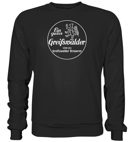 DDR Ostalgie Pullover Unisex • VEB GREIFSWALDER BRAUEREI