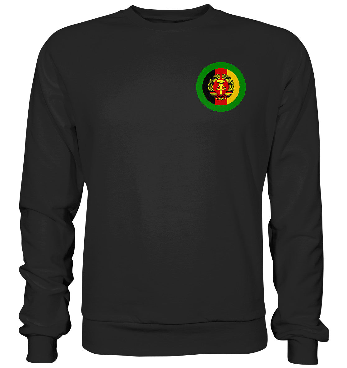 DDR Ostalgie Pullover Unisex • NVA GRENZTRUPPEN - BRUST BADGE