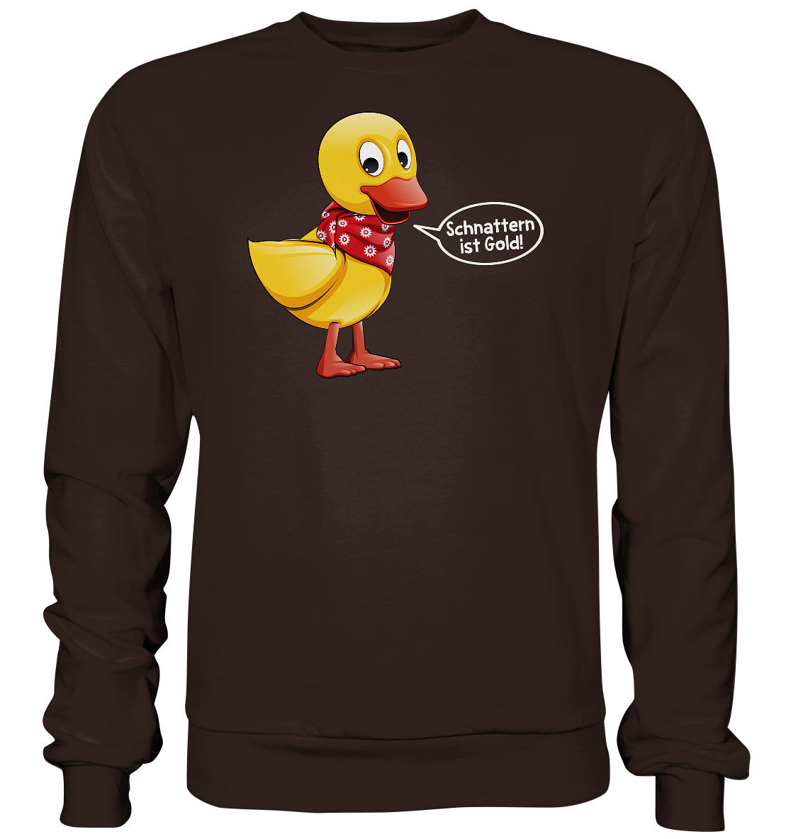 DDR Ostalgie Pullover Unisex • UNSER SANDMÄNNCHEN - SCHNATTERINCHEN - SCHNATTERN IST GOLD!