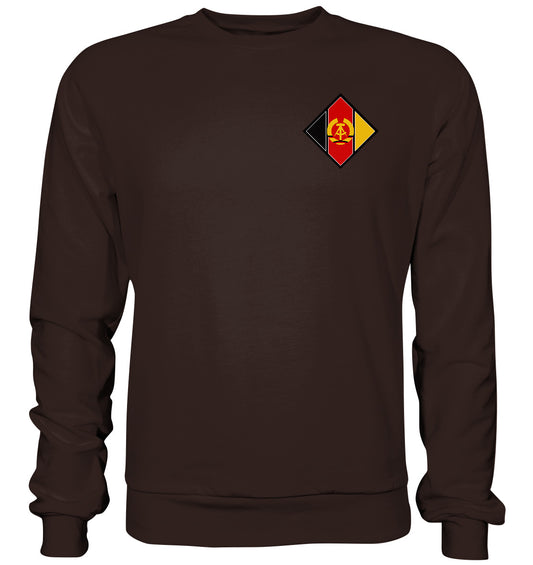 DDR Ostalgie Pullover Unisex • NVA LUFSTSTREITKRÄFTE - BRUST BADGE
